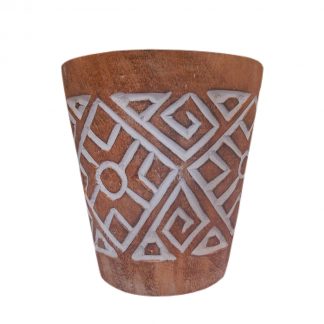 tribal-decor-home-decor-cup-candle-holder-wooden