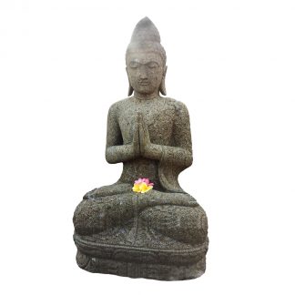 greenstone buddha statue