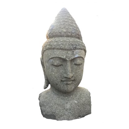 greenstone buddha head statue