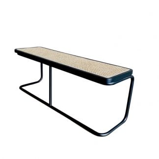 bench-steel-contemporary-teak