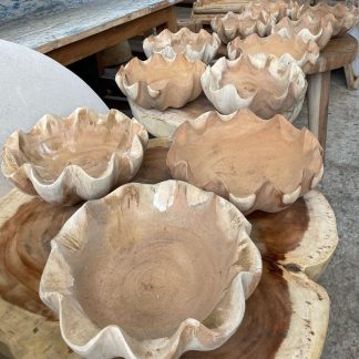 bowl suar wood