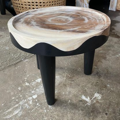 black wavey table